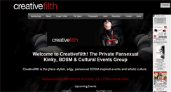 Desktop Screenshot of creativefilth.com